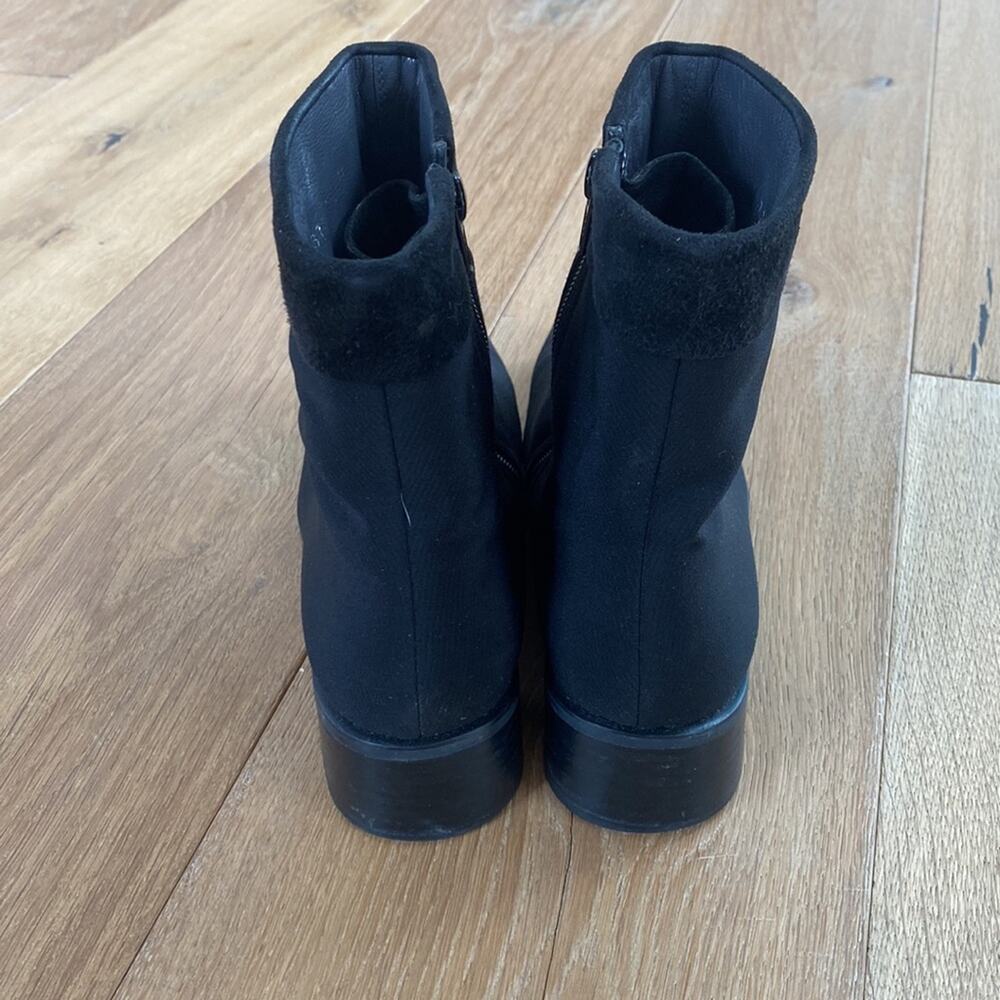 Stuart Weitzman Gore Tex Square Toe Booties 7.5 - image 4